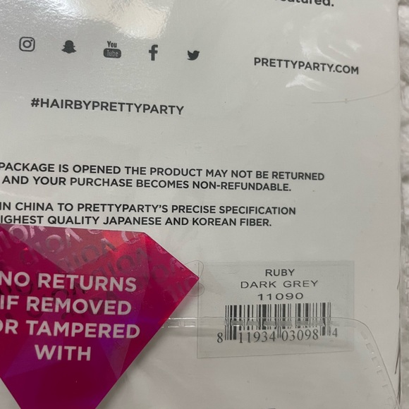 The Ruby 2 ponytail Hair extensions - Picture 7 of 7